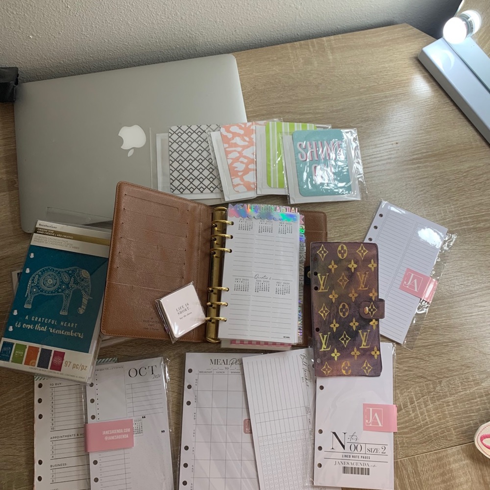 Louis Vuitton Agenda MM with Inserts